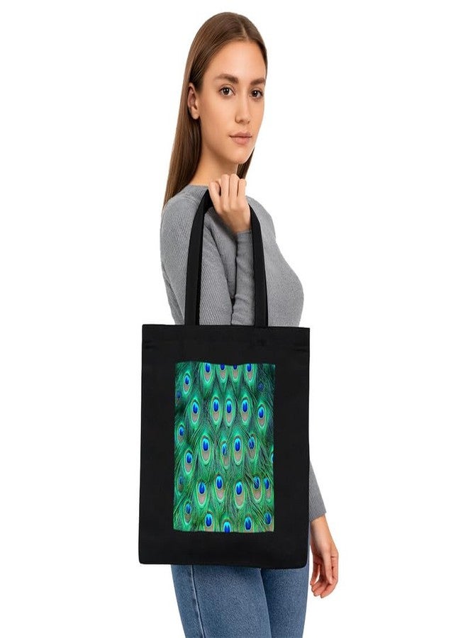 PrintWala حقيبة تسوق قماشية أنيقة للنساء من برينتوالا مع سحاب إغلاق - Image 3